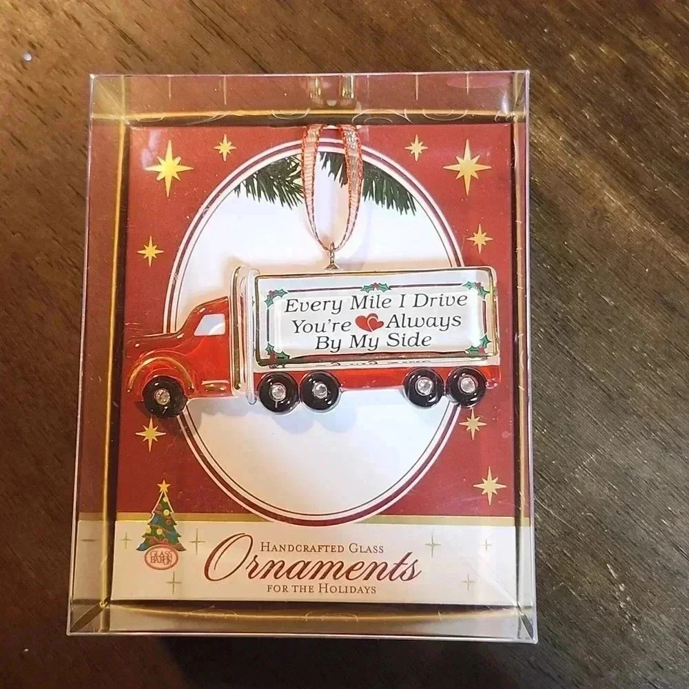 22k Gold Glass barron Christmas Ornament 🎄 ♥️